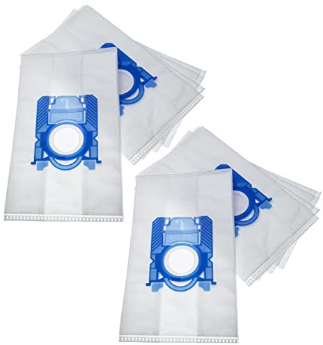 vhbw 10x Sacs compatible avec Electrolux Classic Silence ZCS2000, ZCS2100 aspirateur - microfibres non tissées, 28,8cm x 17,1cm, blanc