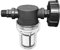 FONDUO IBC Auslaufhahn Anschluss, IBC Tank Zubehör, Wasserhahn Adapter für Wassertank 1000l mit Filterfunktion, S60x6 Wassertankadapter IBC (1/2'' Außengewinde)