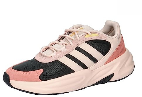 adidas Damen Ozelle Cloudfoam Lifestyle Running Shoes Schuhe, Carbon/Wonder Quartz/Acid orange, 40 EU