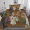 BARDYS Alvin and The Chipmunks Bettwäsche Bettbezug Set, Set Teilig Bettbezüge Mikrofaser Bettbezug Mit Reißverschluss Und Kissenbezug Single（135x200cm）