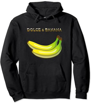 Dolce and Banana Banane Végétarien Bananes Fruits Vegan Sweat à Capuche
