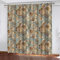 Verdunkelungsvorhang Ösenvorhang - Vintage Goldene Pflanzenblumen - 3D Gedruckt Polyester Vorhänge Für Schlafzimmer Geräuschreduzierung - Für Fenster ​Wohnzimmer Gardine Kinderzimmer 140 X 1-2G4M-J4B