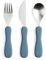 Sebra 3er Set Kinderbesteck, Interior, Farbe:Dunkelblau