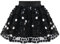 Mädchen Rock Schwarz Meerjungfrau Funkelnd Pailletten Tutu Party Ballett Tanzen Gr. 98-104,Schwarzer Punkt,98-104