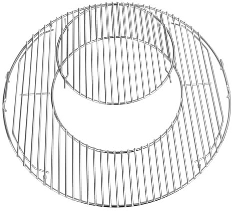 GLARETEX Round Cooking Grate for Weber 8835, Stainless Steel Grill Grate Replacement Parts for Weber 57cm Charcoal grills, Original Kettle, Bar-B-Kettle, Master-Touch, One-Touch, Performer