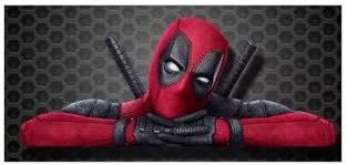 Figure Anime Deadpool 3 Adesivi for auto Bambole Adesivi Decalcomanie for auto Cosplay Deadpool Regali giocattolo(E,Big Size)