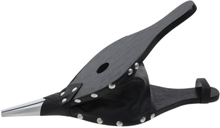 SOLUSTRE Kamin Gebläse Mit Handkurbel Tragbarer Ventilator Für Outdoor-feuer Camping-grill Und Lagerfeuer Aus Edelstahl Und Holz