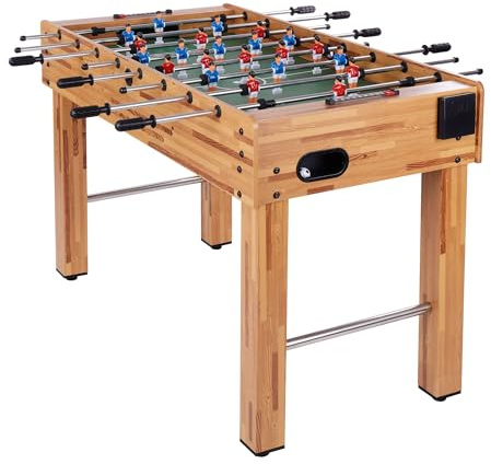 Fitvids Tischfußballtisch, 121,9 cm (48 Zoll), tragbarer Mini-Kickertisch/Fußballspiel, inklusive 2 Bälle und 2 Becherhalter