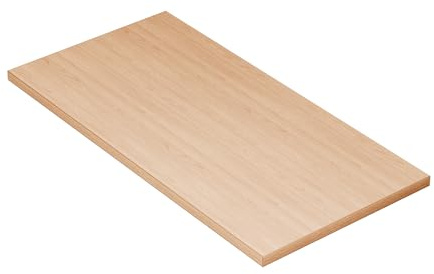 KESSLER PRO Pannello truciolato 28 mm, 100 x 50 cm, piano per mobili fai da te, per cucina, garage o officina con bordi in ABS rinforzati, rovere Hikora
