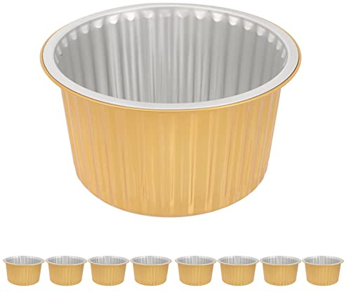 IWOWHERO 10 pezzi Confezione Vaschette in Alluminio Usa e Getta per Barbecue e Cottura Multifunzione Campeggio e Grigliate all Aperto