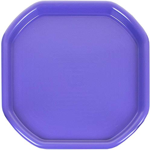 TRG 1 x Multi-Purpose Purple Small Tuff Spot Tray – Durable Plastic Mixing Tray For Concrete, Mortar, Gardening, Sensory, Water & Art Play, Indoor & Outdoor Use (70 x 70 Cm)