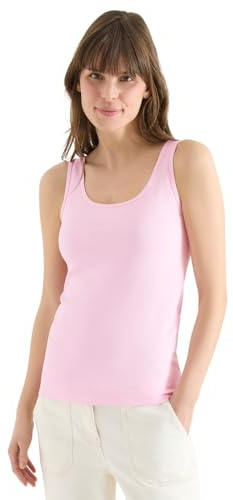 Cecil Basic Top mit Rundhals aus Baumwolle Light Blush Rose S
