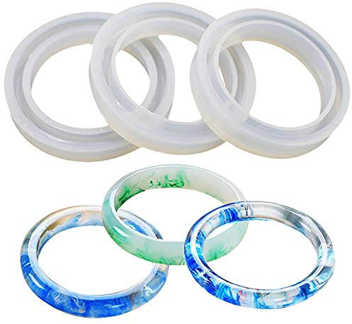 musykrafties Armbänder Silikonform Schmuck Harz 3er Set Gemischte Größen