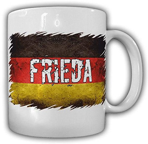 Tasse Fieda Deutschland Fahne Landesflagge Kaffeebecher Nationflagge#22174