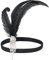 BABEYOND 1920s Stirnband Damen Gatsby Kostüm Accessoires 20er Jahre Flapper Feder Haarband weißes Leder
