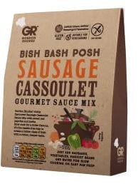 Gordon Rhodes' Bish Bash Posh Sausage Casserole Recipe Sauce Mix with Sweet red Paprika and Herbs. Easy to Prepare - Gluten-Free & Suitable for Vegetarians (1x 75gm)