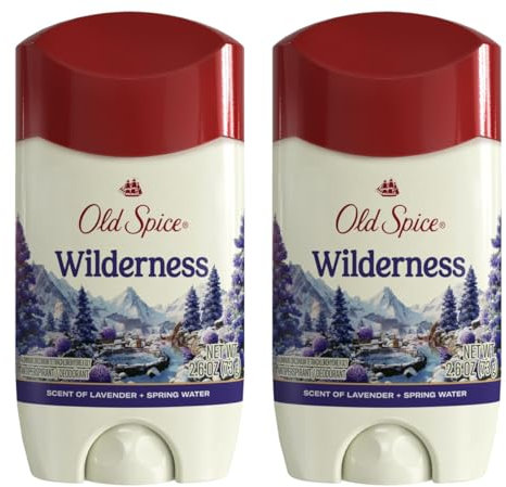 Wilderness For Men Anti-Perspirant & Deodorant, Lavender, 2.6 oz (Pack of 2)