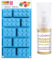 Silicone Cake Mould by Lego Bricks by ScrapCooking + Golden Edible Powder