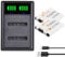 Pickle Power 2Pcs NB-11LH NB-11L Battery and Charger for Canon IXUS 265 HS, IXUS 135, SX430 IS, SX400 IS, SX410 is, IXUS 140, IXUS 150, IXUS 160, IXUS 185, IXUS 190, A2500, A2600, A2300, A3500