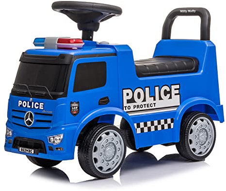 Gehhilfe, Aufsitzfahrzeug, Schieber, Auto, Polizei, Mercedes, Antos, Milly Mally