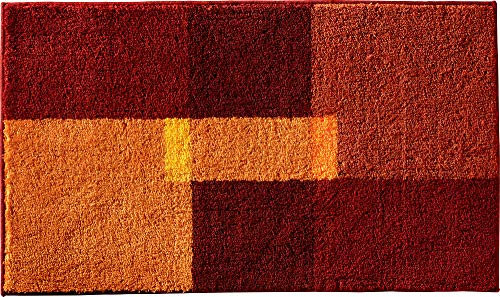 Erwin Müller Badematte, Badteppich, Badvorleger Zagori rutschhemmend Terra Größe 70x120 cm - herrlich weich und flauschig, für Fußbodenheizung geeignet (weitere Größen, Farben)