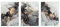 ABCWARRT Art Mural en Marbre Noir Et Or Peinture sur Toile De Luxe Art Abstrait Affiche Imprime Art Moderne Nordique Esthétique Hoom Décor Photo (40 * 60cm sans Cadre)