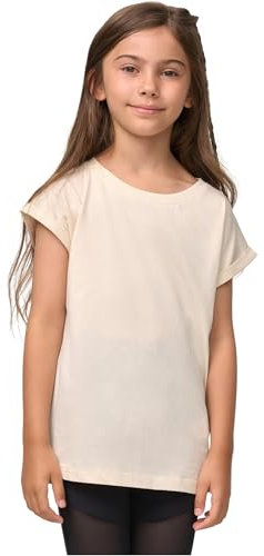 Urban Classics T-Shirt Spalle Estese, Sabbia, 11 Anni Bambine e Ragazze