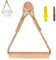 Ceisazira Toilettenpapierhalter, Klopapierhalter Ohne Bohren Klorollenhalter mit Seil Einfache und Schnelle Installation, WC Papier Halterung Saugnapf Holz Seil für Küche und Badzimmer