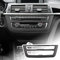 FDAIUN Auto Armaturenbrett CD Panel Abdeckung Performance Wildleder Aufkleber für BMW 3er F30 F31 F34 3GT F32 F33 F36 2013 2014 2015 2016 2017 2018 2019 Dekoration Zubehör Schwarz