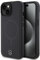 CG MOBILE Mercedes-Benz Designed for iPhone 15 Case, Ultimate Protection Real Leather Black Durable Hard Phone Case