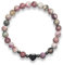 Majas Perlen Rhodonit Armband Perlen echt 6mm Herz Edelstahl Silber - Größen 15 bis 17cm passend - Handmade Perlenarmband Verzeihen Begeisterung Optimismus - Spiritueller Schmuck Damen