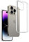 REY Cover in Gel TPU Trasparente per iPhone 15 PRO Max 6,7, Ultra Sottile 0,33 mm, Morbido Flessibile, Custodia Silicone