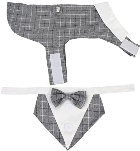 minkissy Hochzeitsanzug Für Hunde Eleganter Einstellbarer Tuxedo Aus Hochwertigem Material Bequem Und Langlebig Für Hochzeiten Und Besondere Anlässe Passt Kleinen Hunden