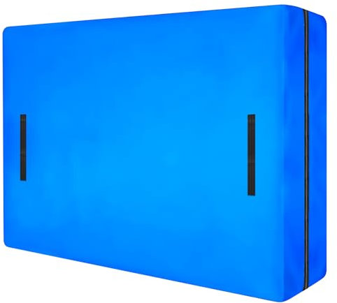 Funda de colchón para mudanza y almacenamiento, funda de colchón de lona de plástico para mudanza y almacenamiento, con 8 asas resistentes, cremallera fuerte, bolsas de colchón reutilizables