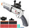 RuiDaXiang Spielzeugpistole, Shooter Spielzeugpistolen, Eva Schaumstoff Blasters & Wheel Reloading Design für innen und außen Spielen Spielzeug (Grau)