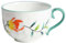 TYMYYS Suppentassen Mit Henkel,suppenschüssel Mit Griffen, Bouillonbecher, Cremesuppenschalen Porzellan, Keramikschale-E-15x11.8x8cm, 500ml