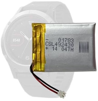 HIGHAKKU Ersatzakku Batterie 361-00097-00 ASDB402334-P1 kompatibel mit Gar-min Fenix 5 / 5X Smartwatch Watch