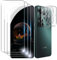 zZjoOoj [ 3+3 Protector de pantalla para OPPO Reno 11 F 5G / Reno 11F 5G, 3 Piezas de pantalla de vidrio templado+3 Piezas de Protector de Lente de Cámara,Sin Burbujas