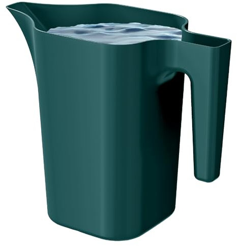 PECZEKO Gießkanne 1,8 Liter für Haus & Garten - aus robustem Kunststoff - giesskanne zur einfachen Bewässerung von Blumen, Pflanzen und zimmerpflanzen 1er-Set (1 Pack) Grün