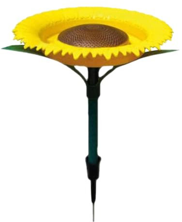 Standing Bird Arch - Sunflower Bowl Bird Feeder, Squirrel Proof Garden Stake | Freestanding Wild Bird Bowl Decorative Ornament Water Station for Outdoor Garden Patio