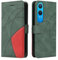 XINNI Carcasa para OnePlus Nord CE4 Lite 5G Funda, PU/TPU Retro Cuero Magnético Estuche Protector Anti-caída Caso del Tirón Case Cover, Verde