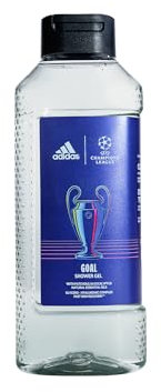 adidas UEFA GOAL Edition Gel Douche 400ml – Patchouli & Eucalyptus, Formule Vegan, Adapté aux Peaux Sensibles