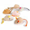 Purring Pussy 6 Pack Catnip Mice Toys (6 Catnip Mice)