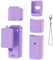 Silicone Protective Case Cover For DJI OSMO POCKET 3, Protective Cover Handheld Gimbal Action Camera Accessories (Set 2 purple)
