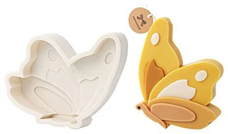 Molde de silicona de mariposa voladora para hacer mariposa, resina, cera epoxi, manualidades