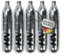 5 x 12g Co2 Kapseln für Airsoft Pistole, Softair, Paintball, Luftpistole oder Luftgewehr - H&N Sport CO2 Patronen Kapsel