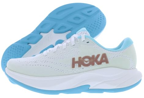 HOKA Rincon 4 Scarpe Donna, Ghiaccio/Oro Rosa, 39 EU