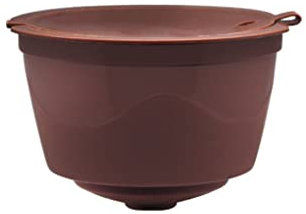 Cápsula de café reutilizable de plástico recargable con filtro de café, cápsulas compatibles con cafeteras Dolce Gusto, cápsulas de café recargables, cápsulas de café para cafeteras Dolce Gusto,