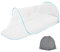 YOUYIKE Moustiquaire de voyage pliable pop-up - 200 x 80 x 56 cm - Pour lit simple - Moustiquaire de camping - Protection à 360 ° - Respirant