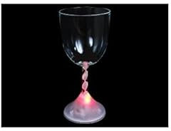 LP Divertissements Lot de 12 - Verre à vin Lumineux LED's 18cm